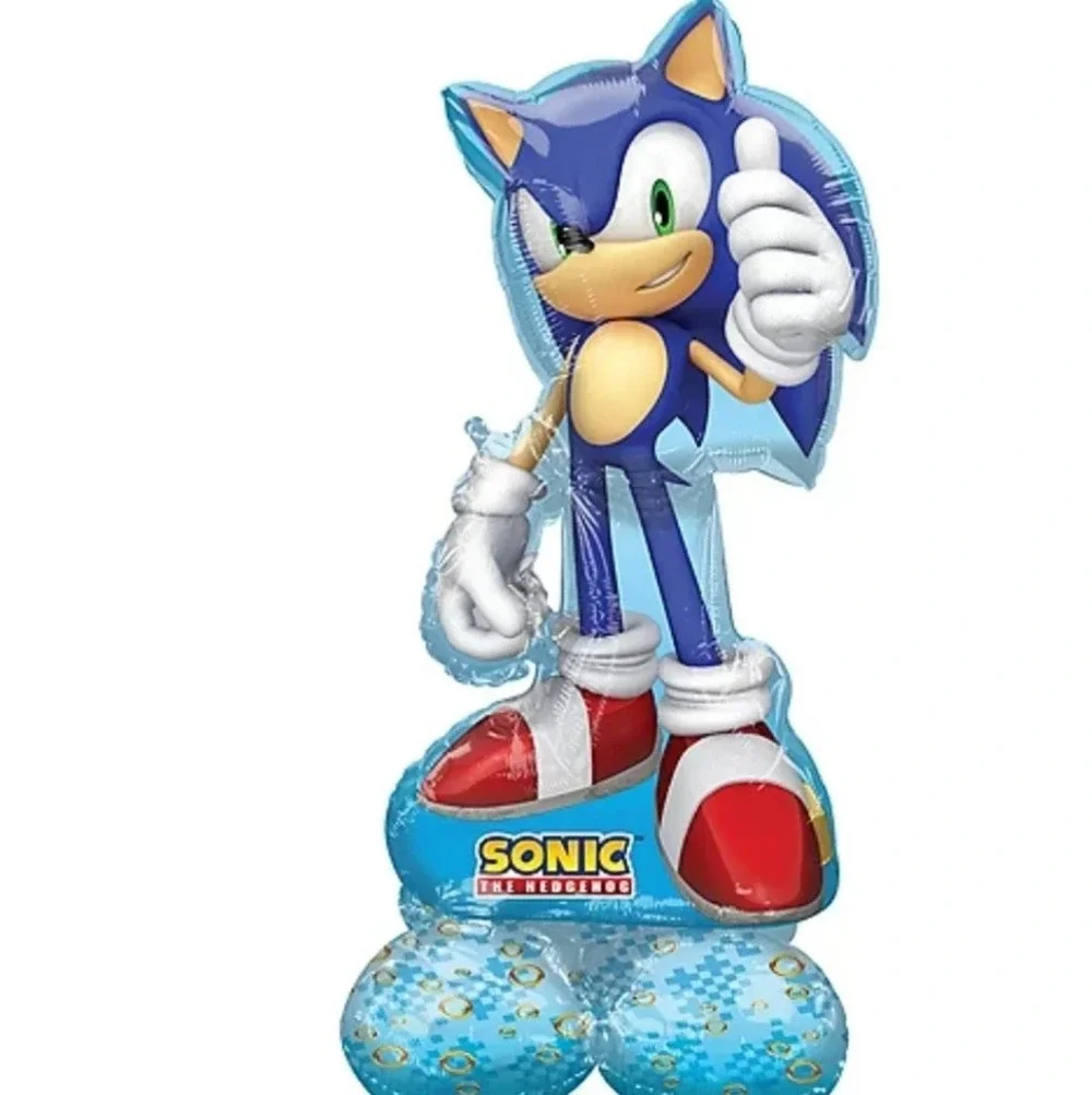 AirLoonz Sonic the Hedgehog 2 Foil Balloon, 53in Party Decorations